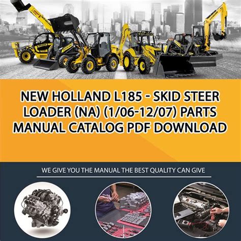 new holland l185 skid steer owners manual|new holland l185 parts diagram.